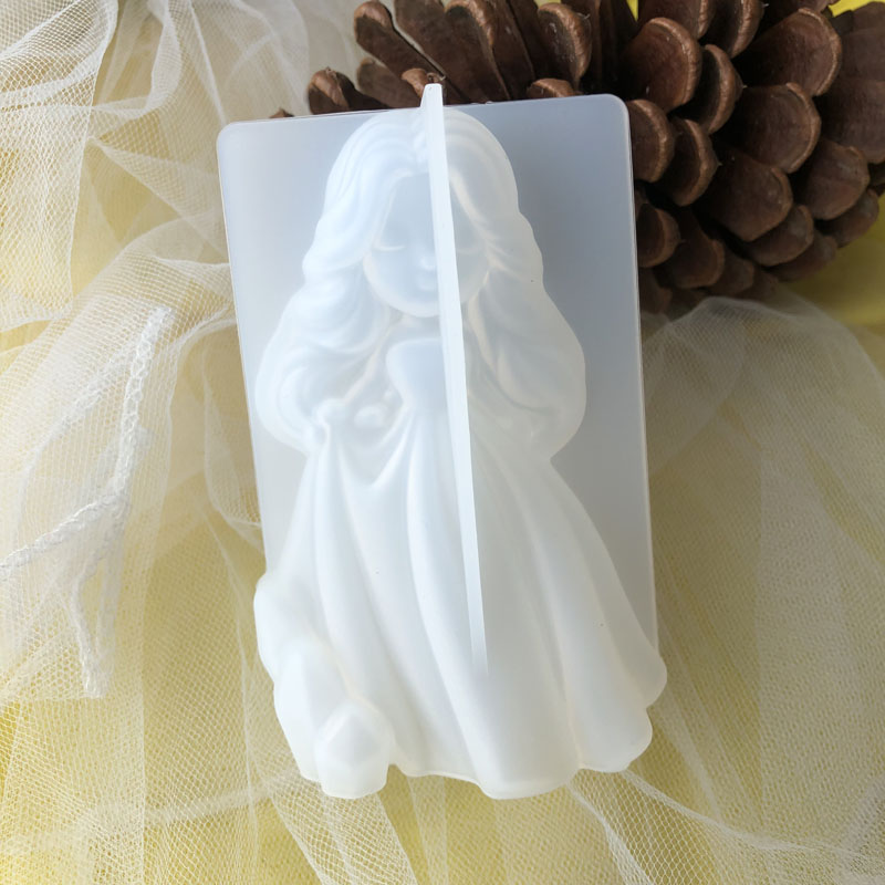 Soap Making Instructions - 3D Cute Princess Silicone Candle Mould