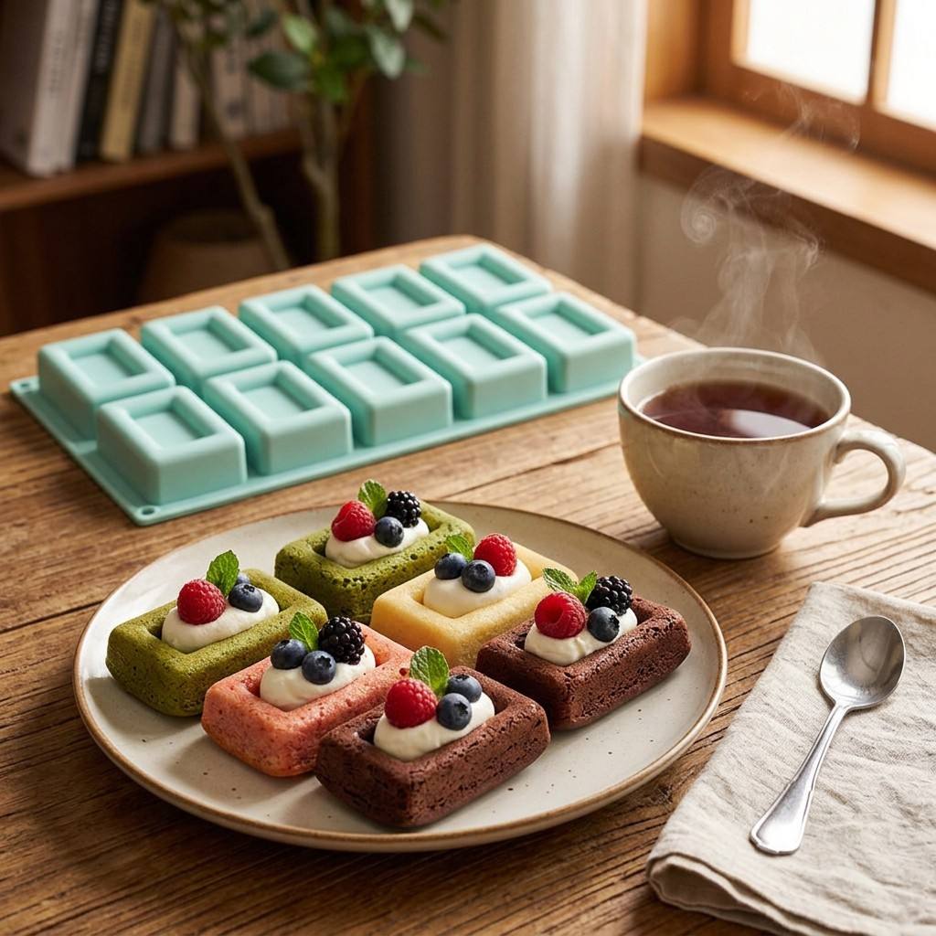 Non-stick 10-Hole Rectangle Si - Soap Making Instructions ulasan dan harga