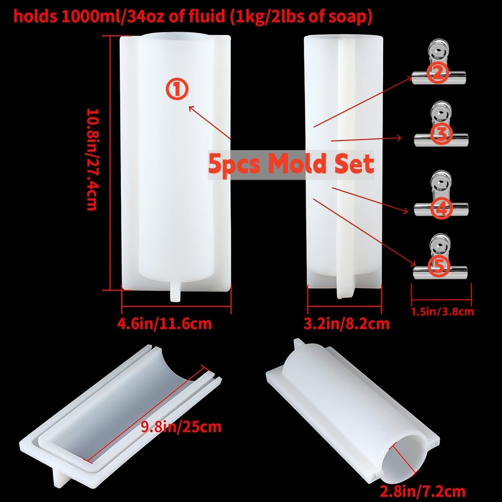 Big Cylinder Tube Soap Mold wi - Soap Making Instructions ulasan dan harga