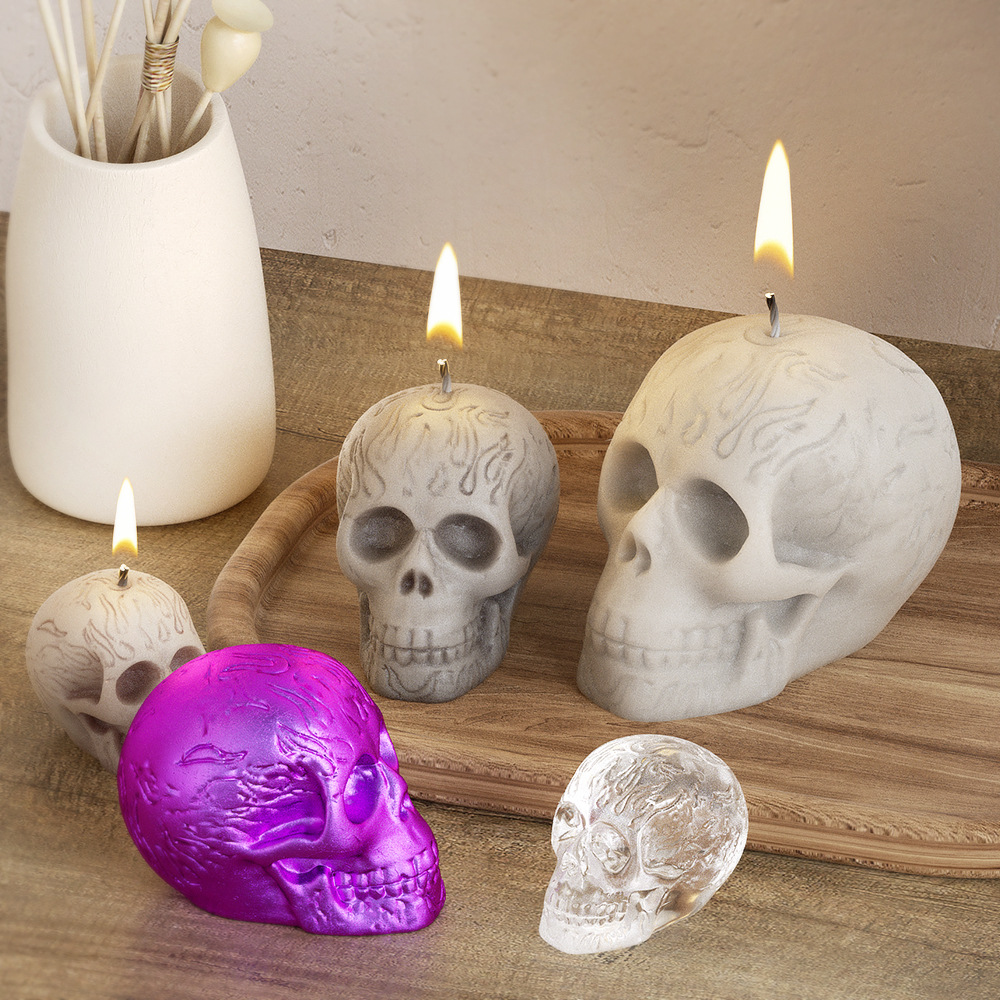 Multi Size Skull Head Silicone - Soap Making Gifts ulasan dan harga