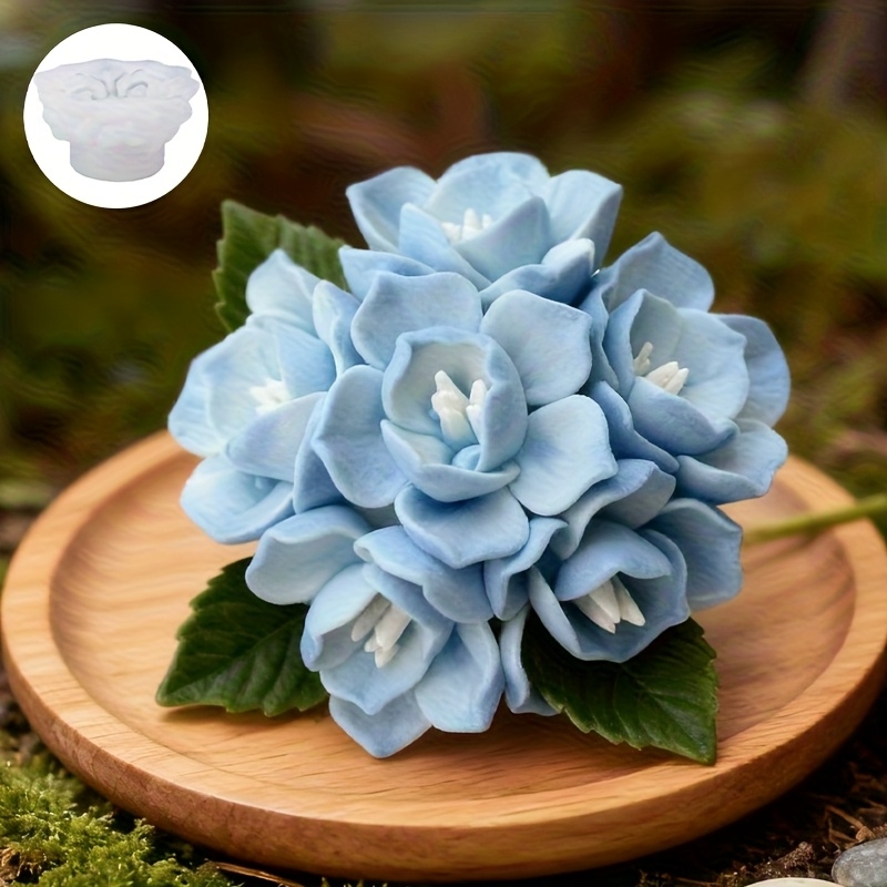 1 Hydrangea Candle Silicone Mo - Soap Making Instructions ulasan dan harga
