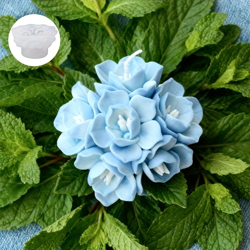 1 Hydrangea Candle Silicone Mo - Soap Making Instructions ulasan dan harga