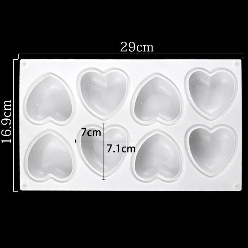 Love Heart Silicone Soap Mold  - Soap Making Instructions ulasan dan harga
