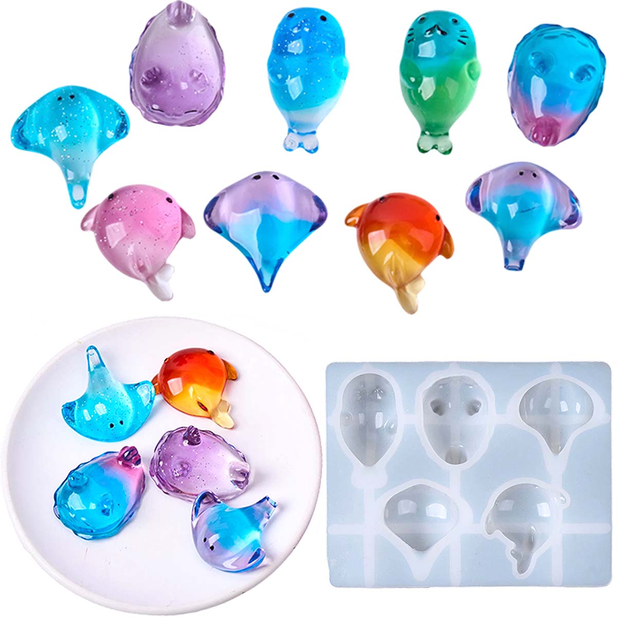 3D Healing Kawaii Manta Ray Wh - Soap Making Gifts ulasan dan harga