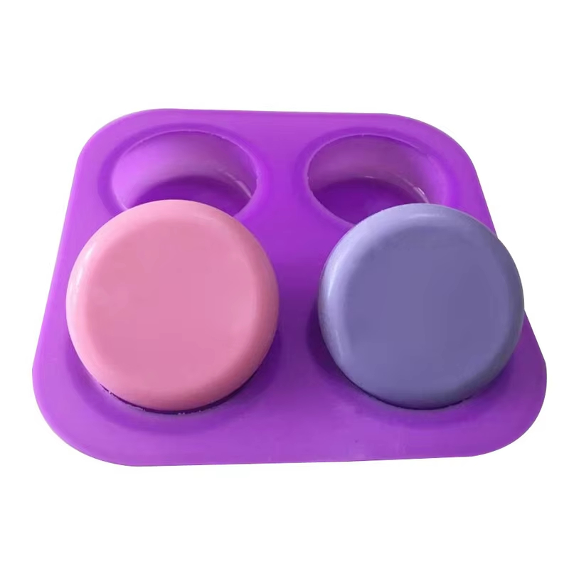 1-2 PCS 4 Cavity Reusable Roun - Soap Making Instructions ulasan dan harga