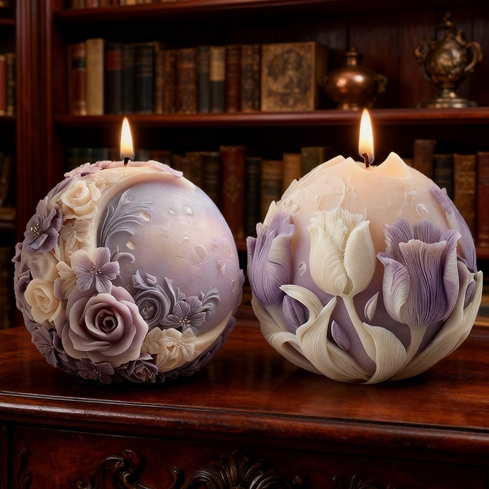 Moon Rose Tulip Ball Candle Si - Soap Making Gifts ulasan dan harga