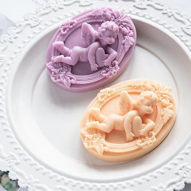 3D Angel Kids Shaped Silicone  - Soap Making Gifts ulasan dan harga